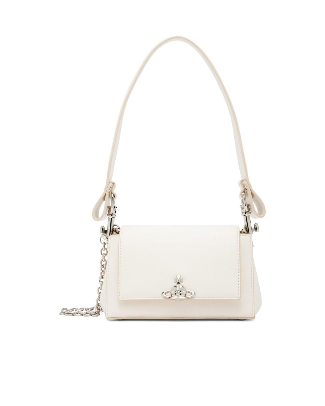 Vivienne Westwood White Hazel Small Handbag