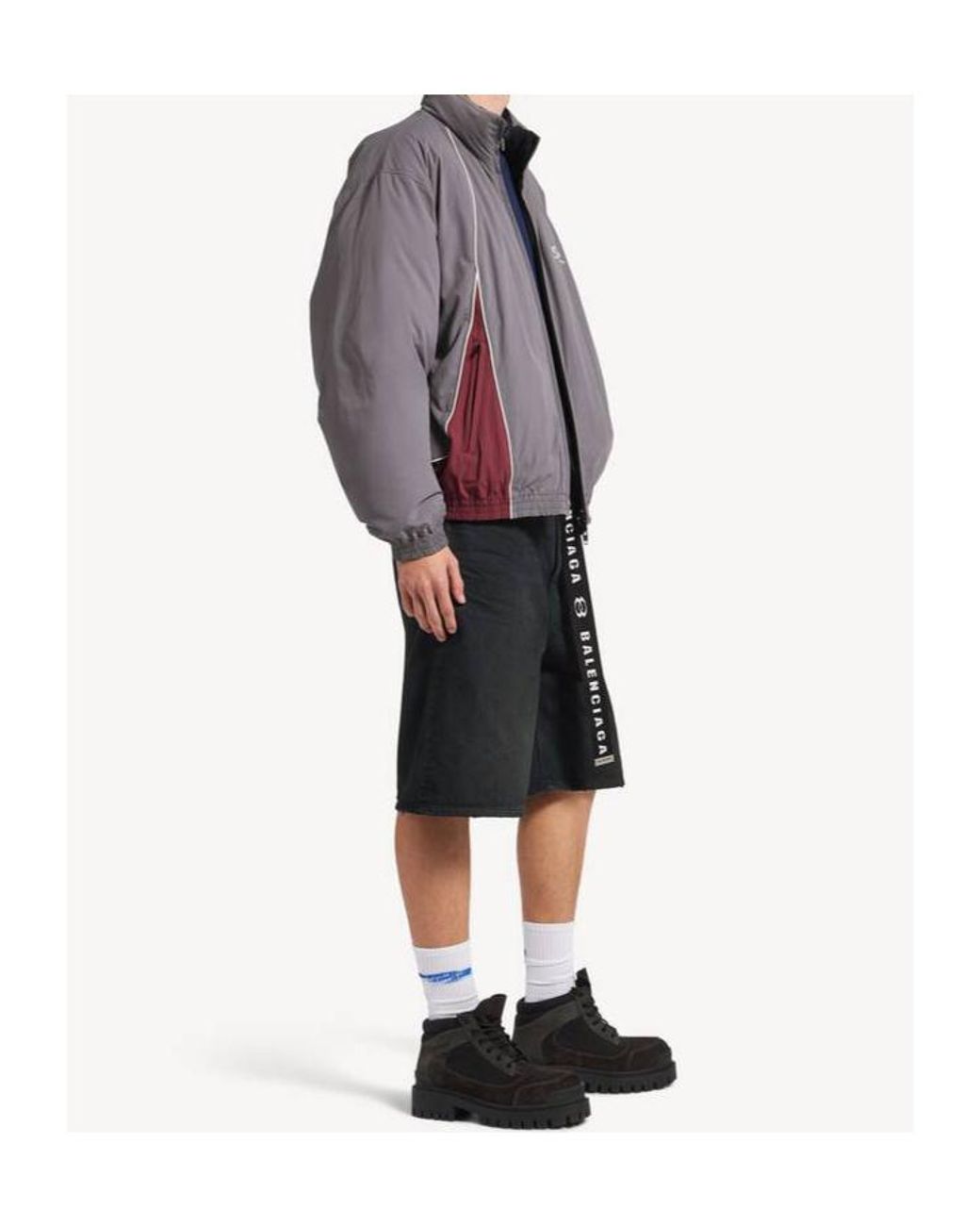 Balenciaga Purple Reversible Tracksuit Jacket for men