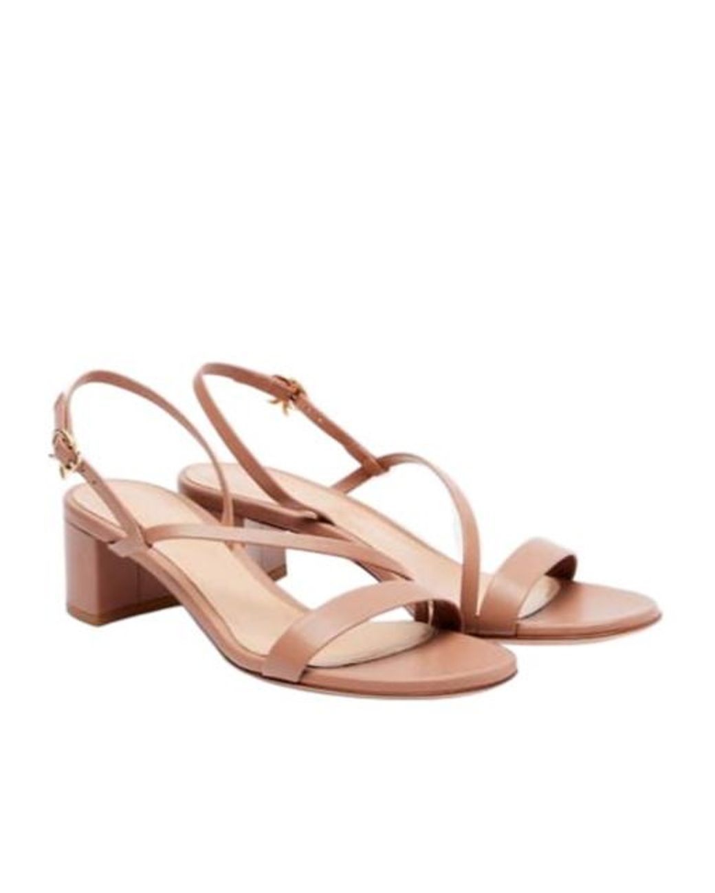 Gianvito Rossi Pink Block Heel Sandals