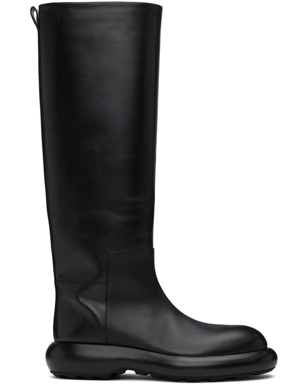 Jil Sander Black High Strong Form Boot
