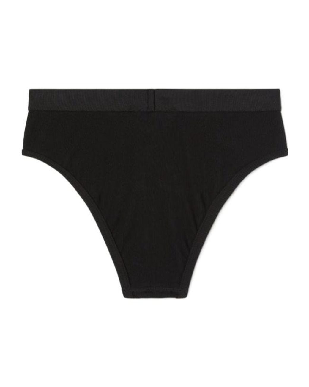Palm Angels Black Logo-Waistband High-Waist Briefs