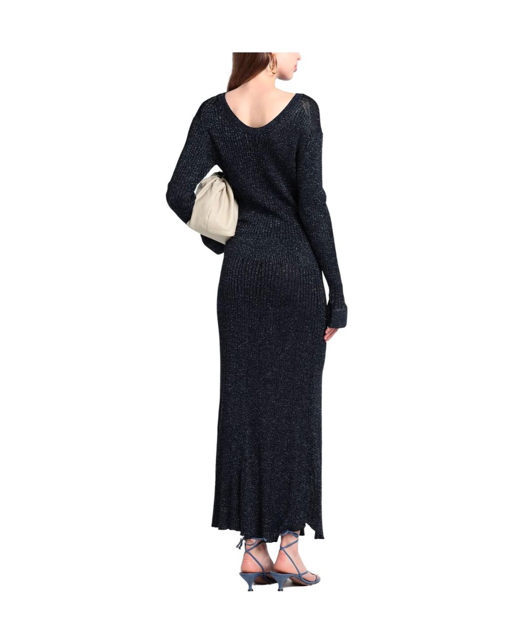 Chloé Blue Slim-Fit Knit Dress