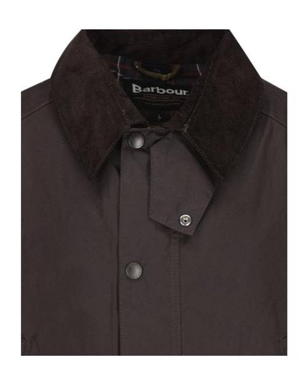 Barbour Black Buttoned Long-Sleeved Jacket for men