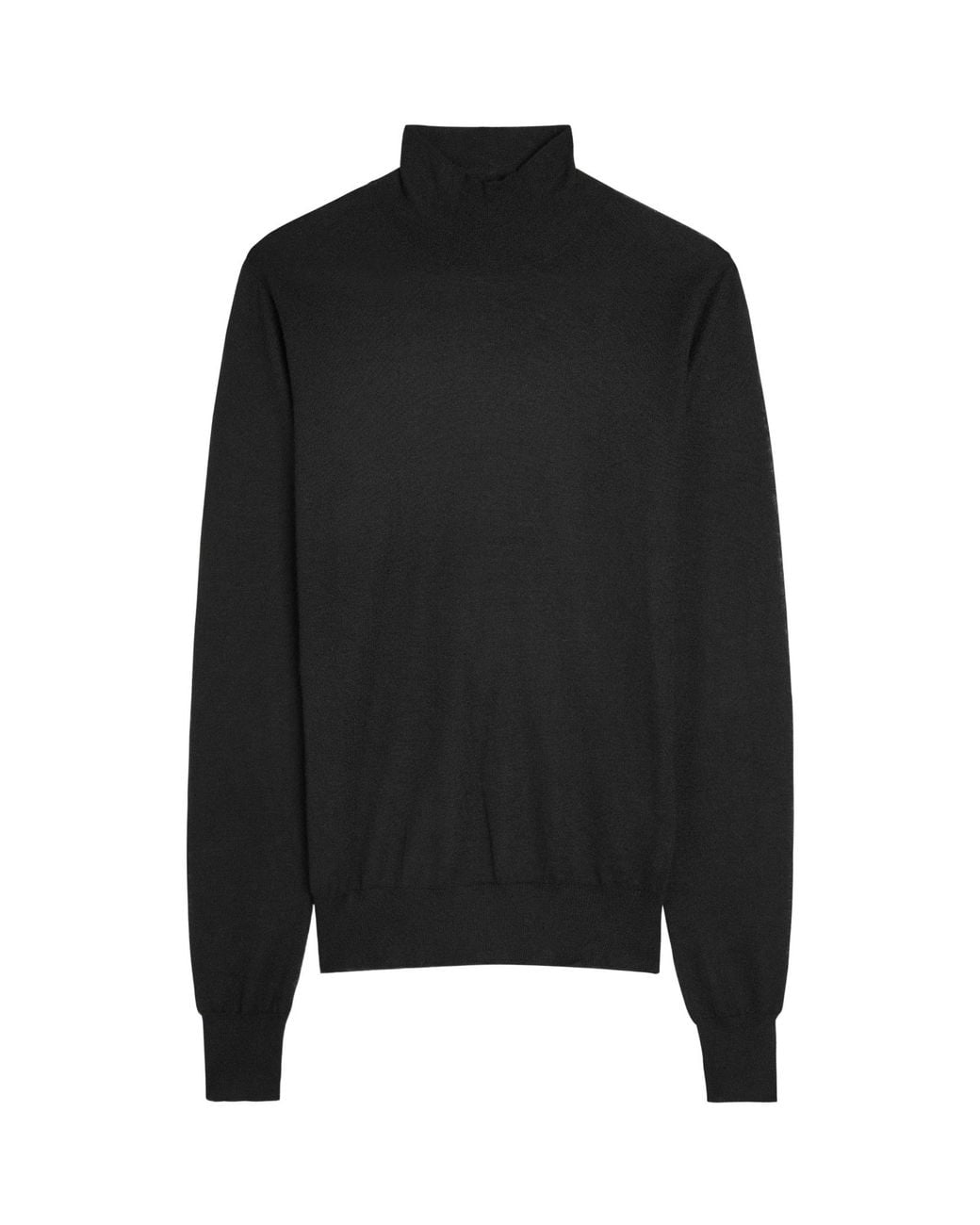 Joseph Black Sheer Knit Top
