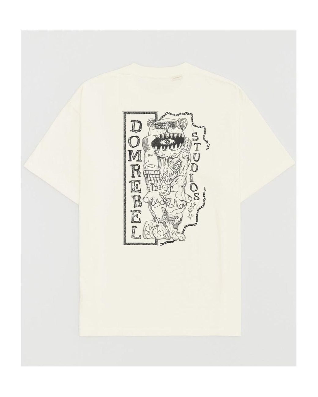 DOMREBEL White Short-Sleeved T-Shirt for men