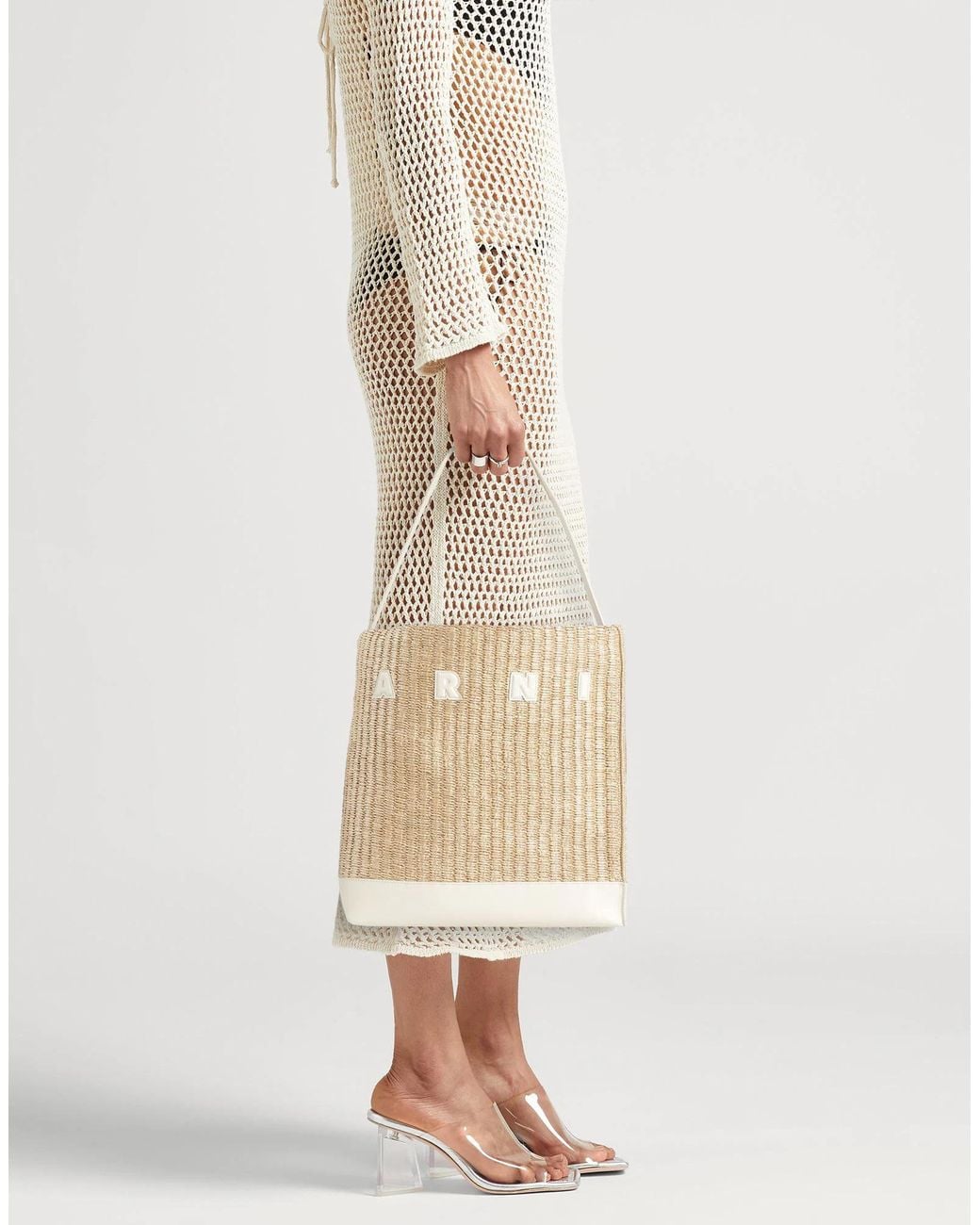 Marni White Shoulder Bags