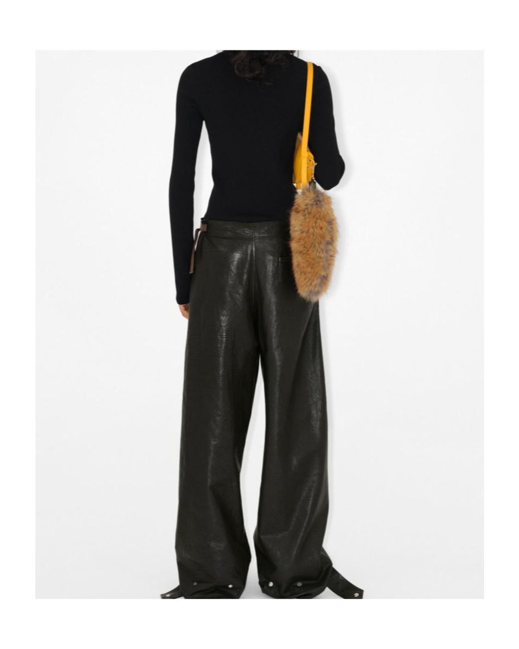 Burberry Black Logo Patch Ribbed-Knit Jumper