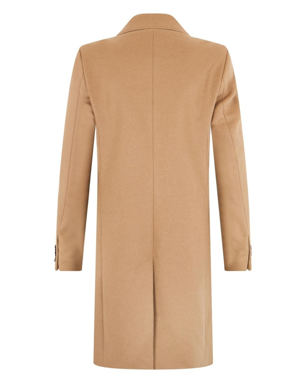 Boss Natural Slim-Fit Formal Wool Coat With Cashmere for men