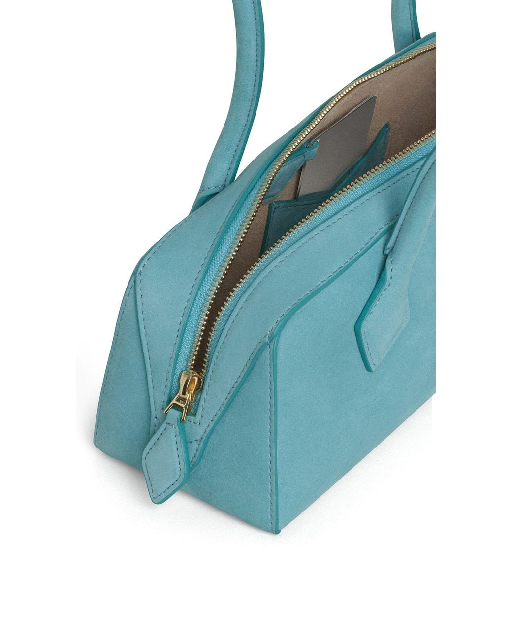 Alaïa Blue Alaïa Le Teckel Medium Shoulder Bag