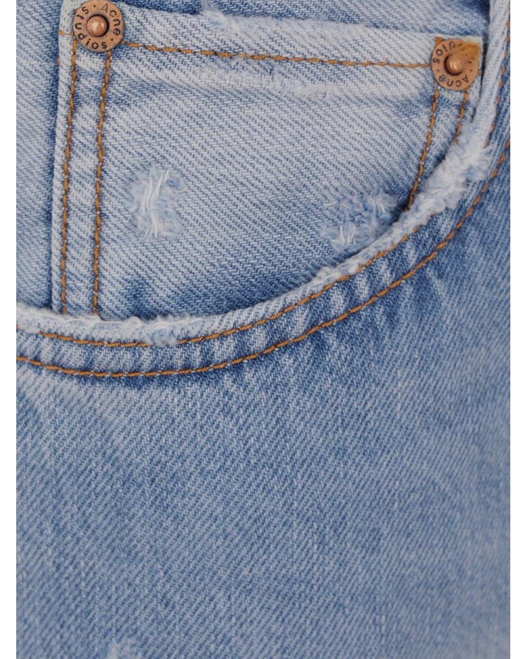 Acne Blue Regular Fit Jeans