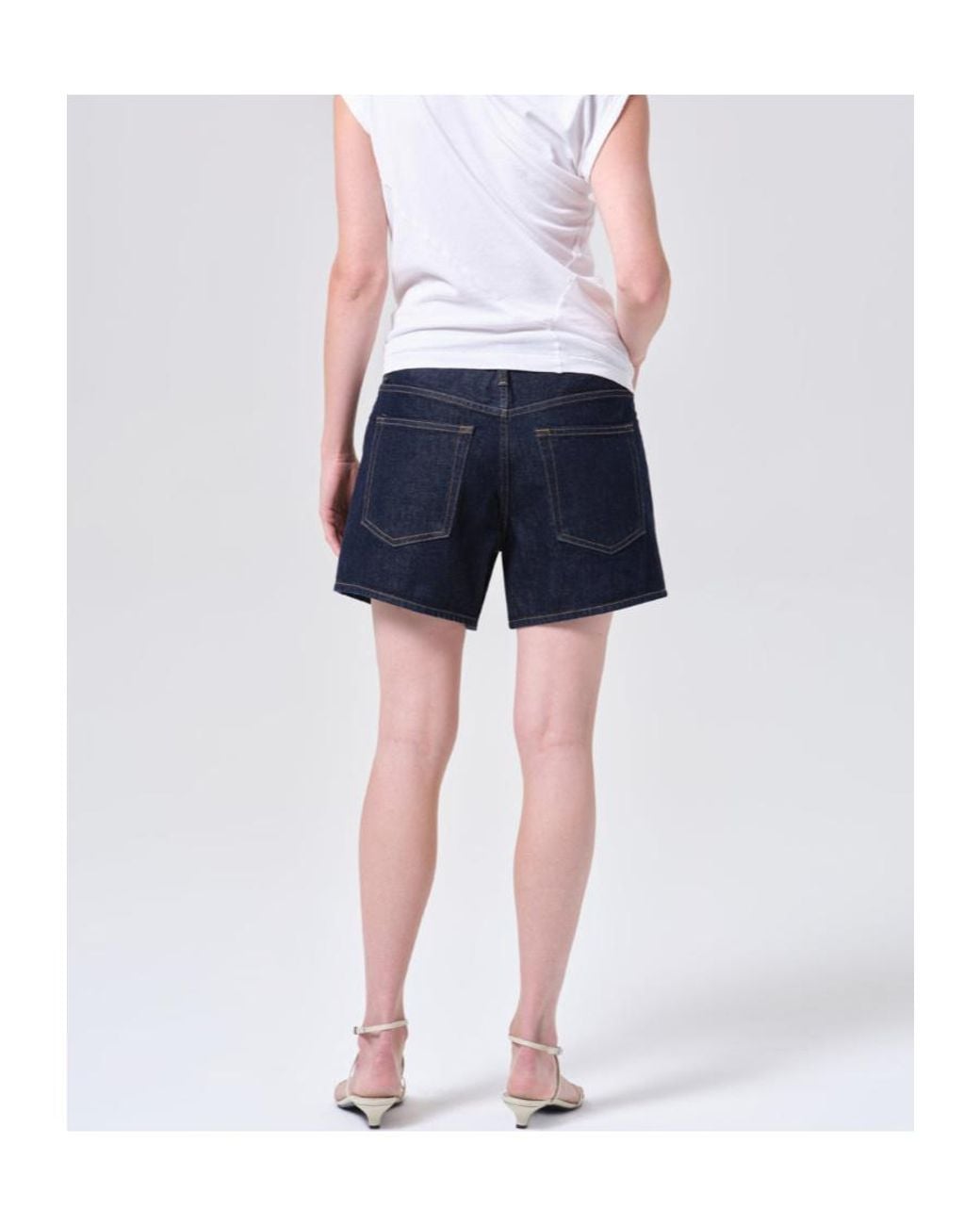 Agolde Blue Leith Short (Weightless)