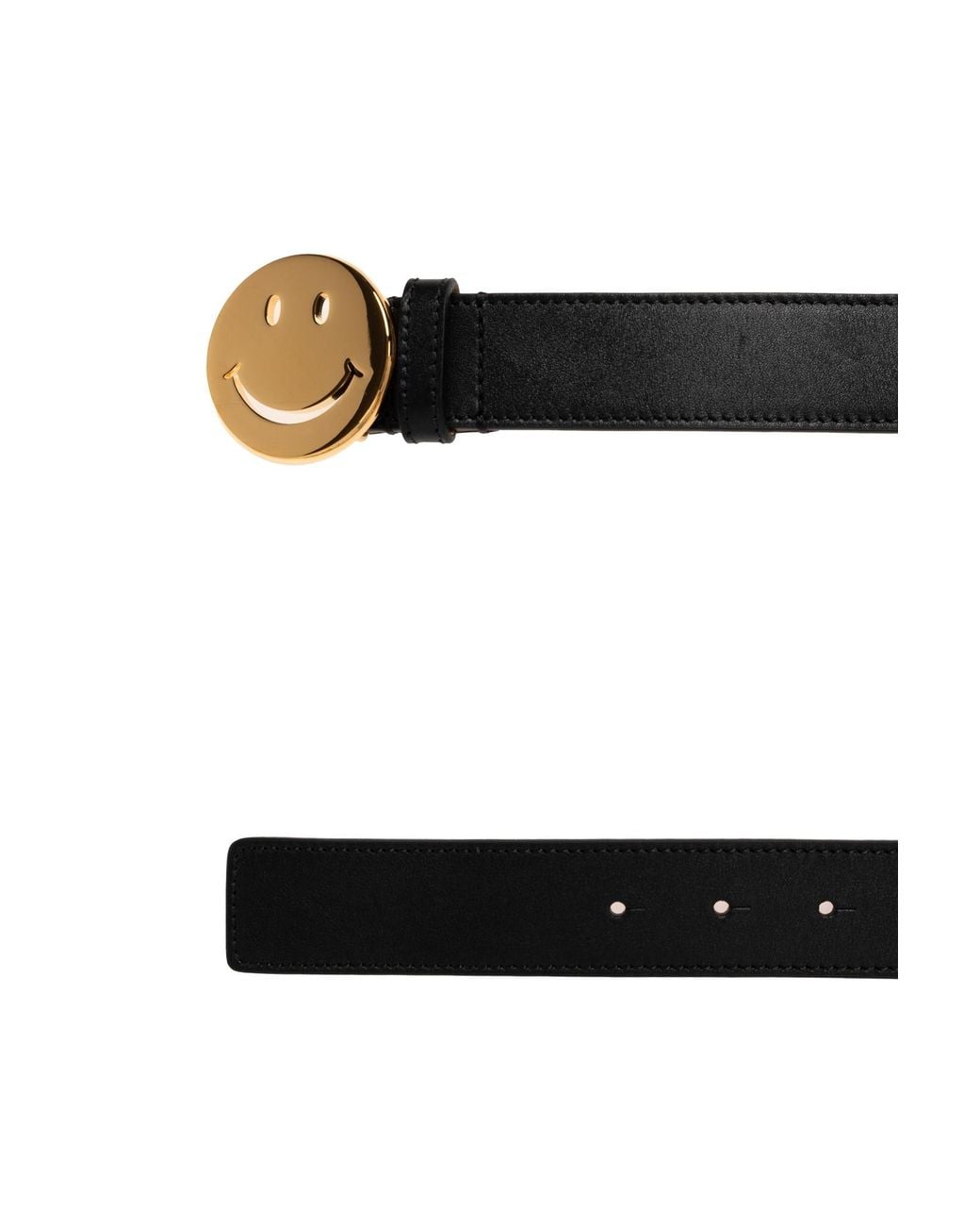 Moschino White Buckle Belt for men