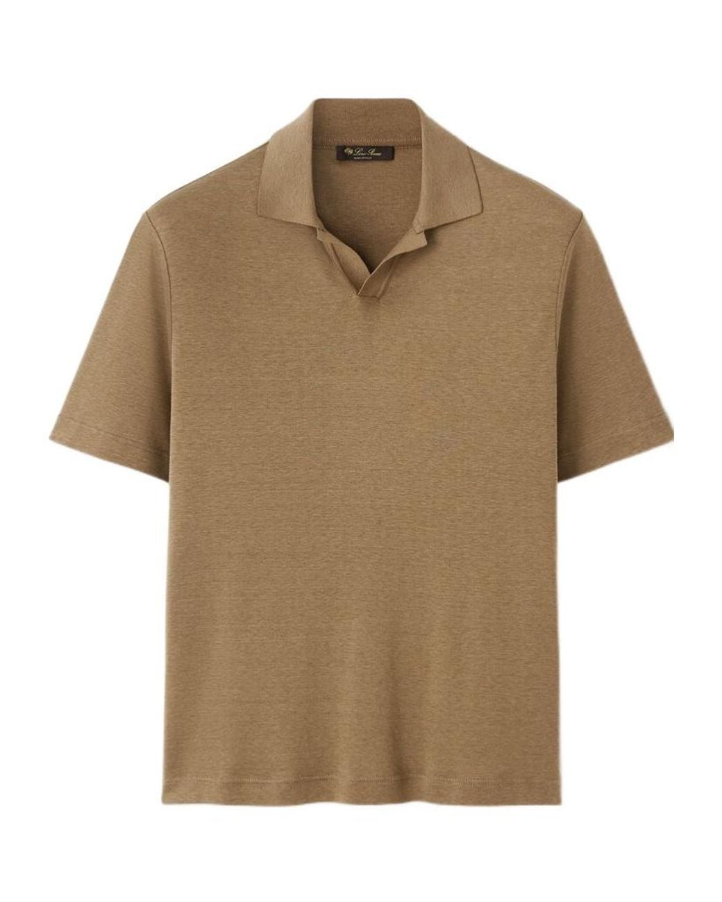 Loro Piana Brown Mazzorbo Polo Shirt for men
