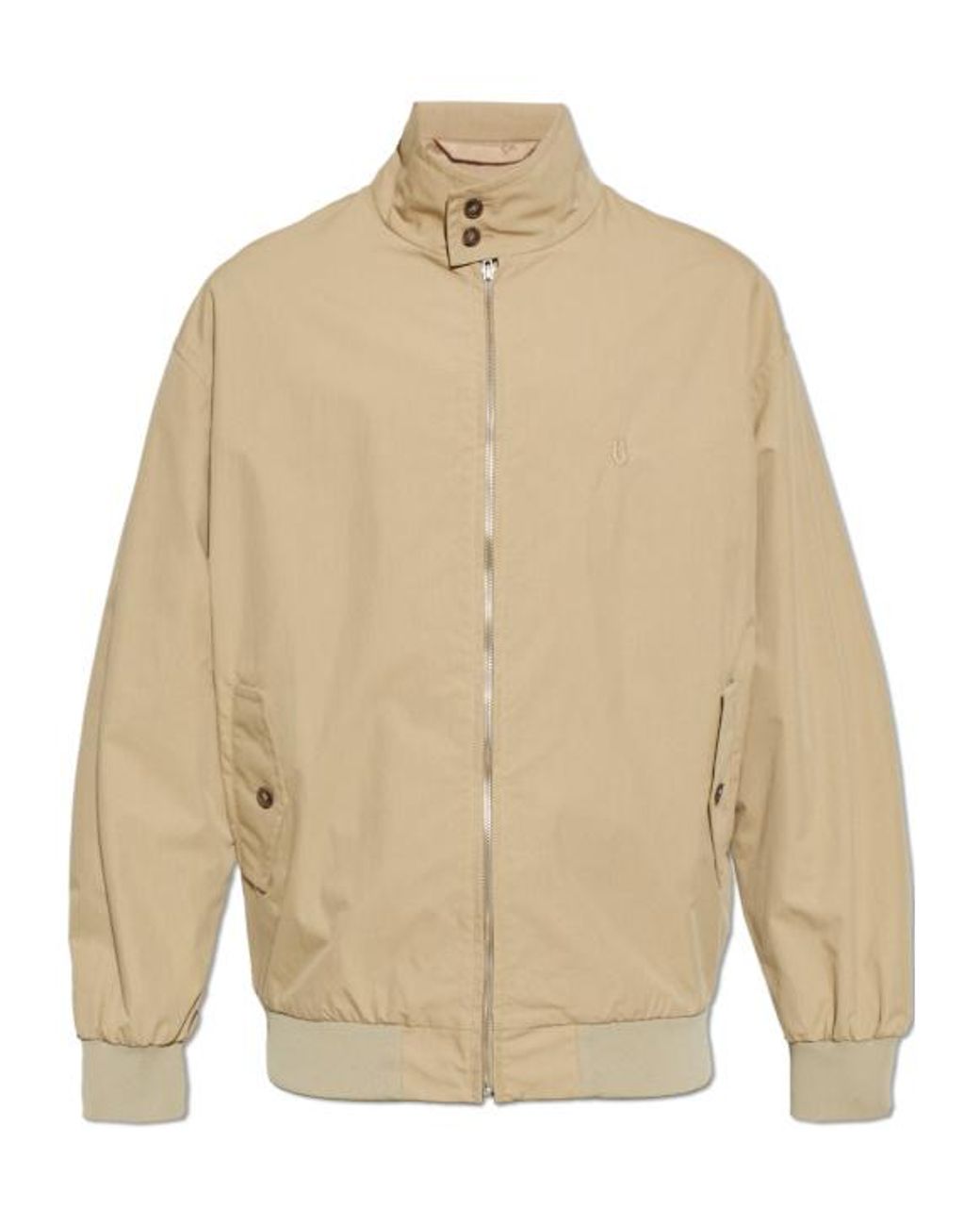 MM6 by Maison Margiela Natural High Neck Zipped Jacket for men