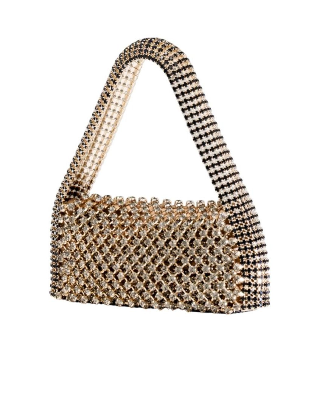 Benedetta Bruzziches Metallic Embellished Shoulder Bag