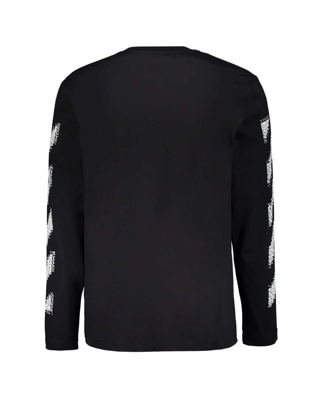 Off-White c/o Virgil Abloh Black Graphic Sleeve Long-Sleeve T-Shirt for men