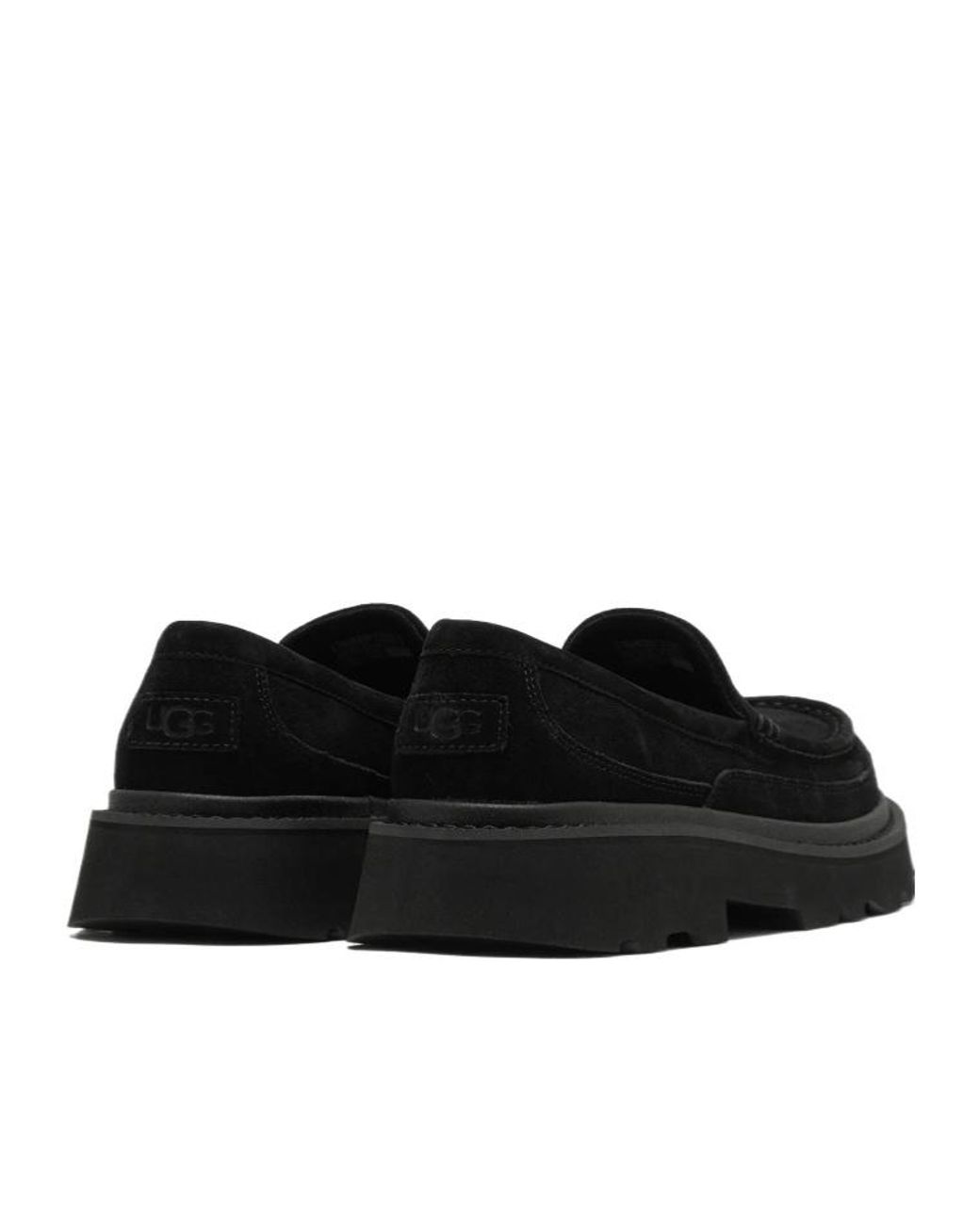 Ugg Black Ascot Lug-Sole Loafers for men