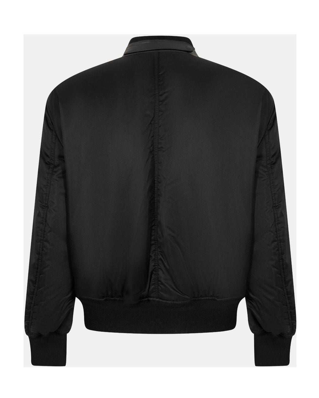 Tom Ford Black Satin Bomber Jacket for men