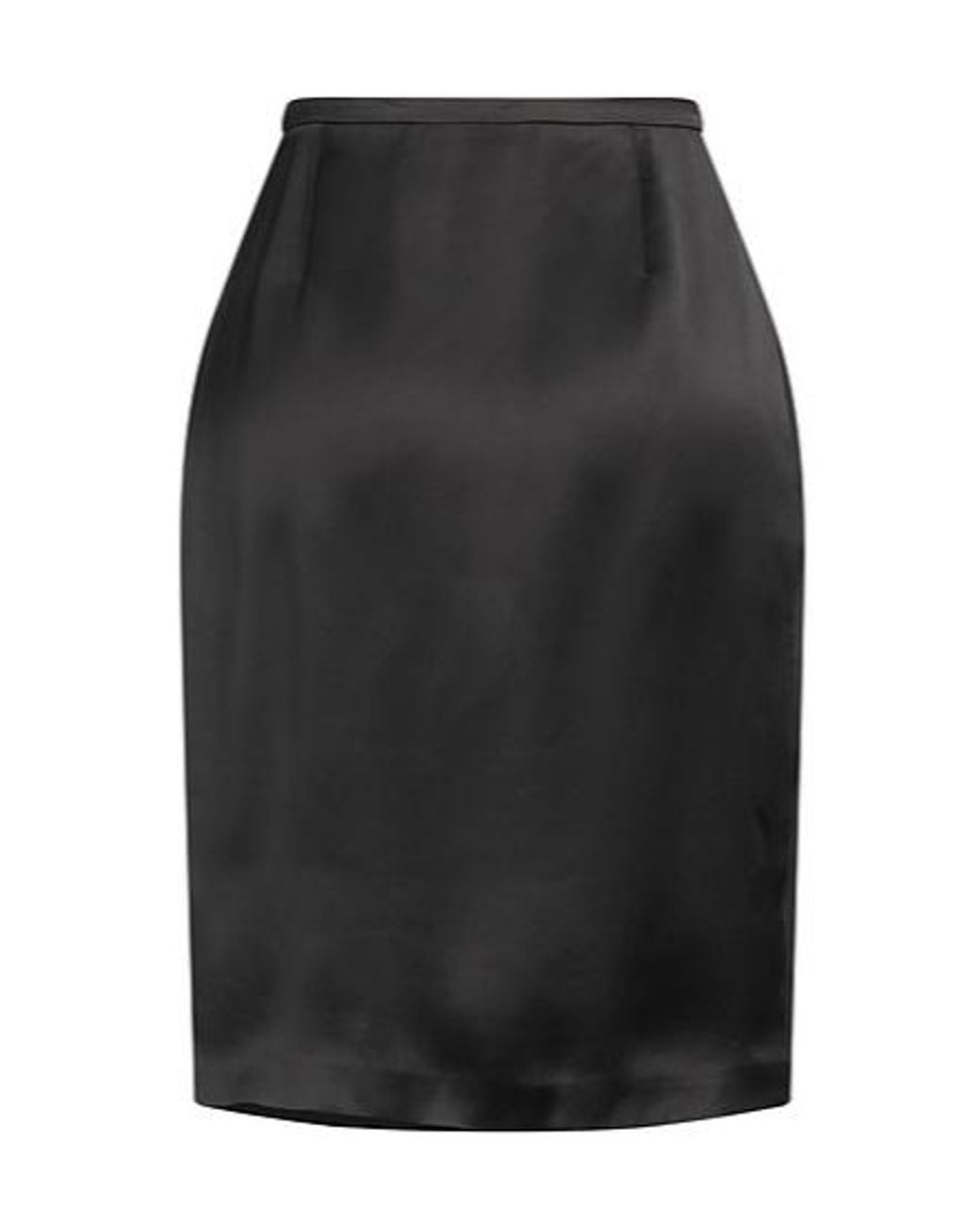 Saint Laurent Black Midi Skirts