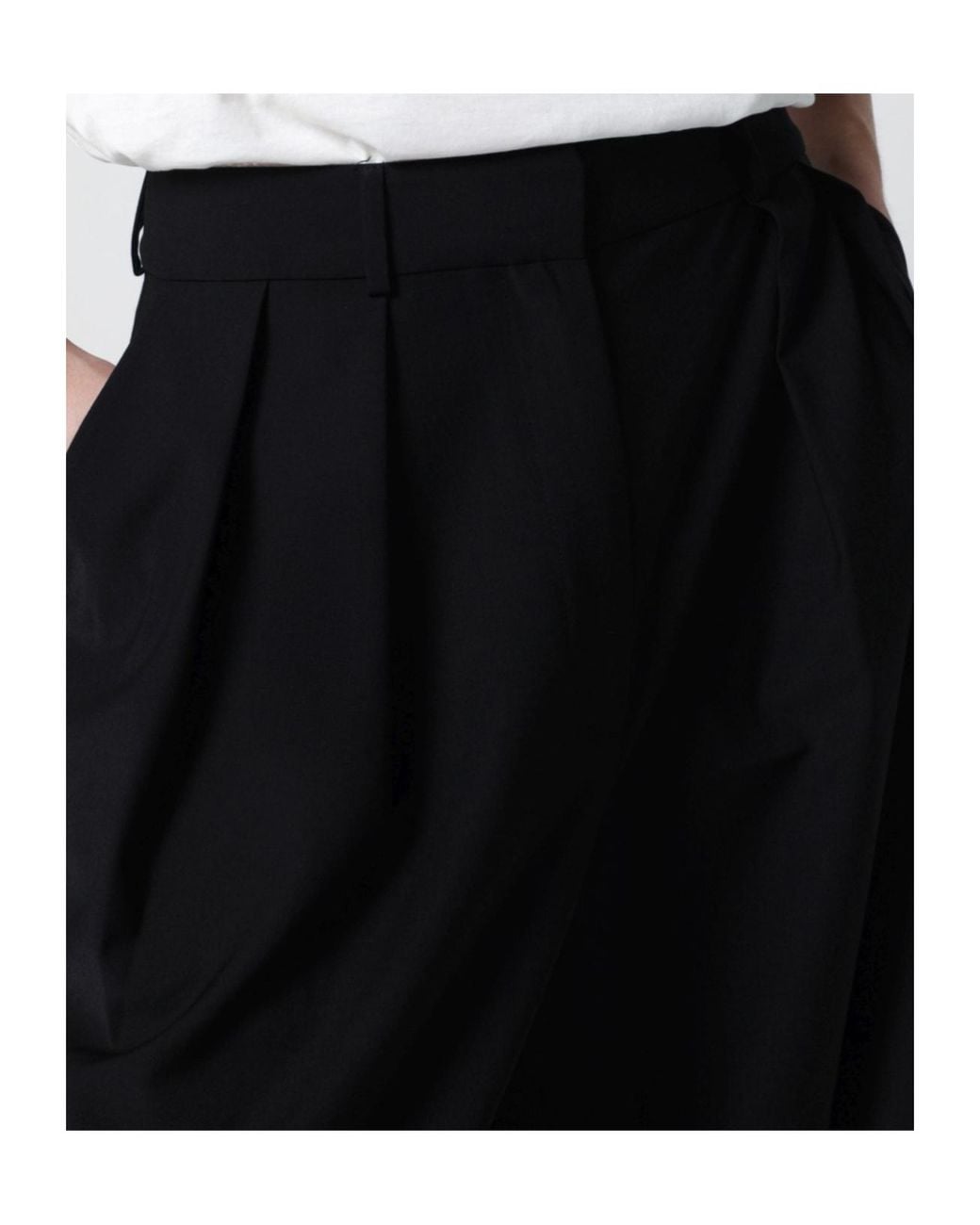 Frankie Shop Black Ripley Pleated Trousers