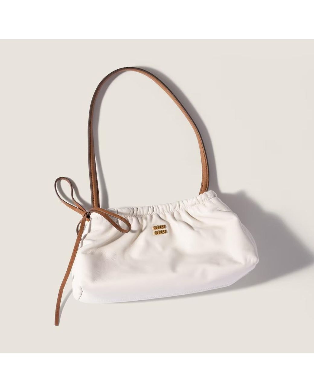 Miu Miu Pink Nappa Leather Pouch