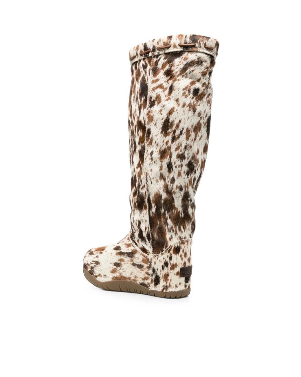 Ugg White Round-Toe Tall Boots
