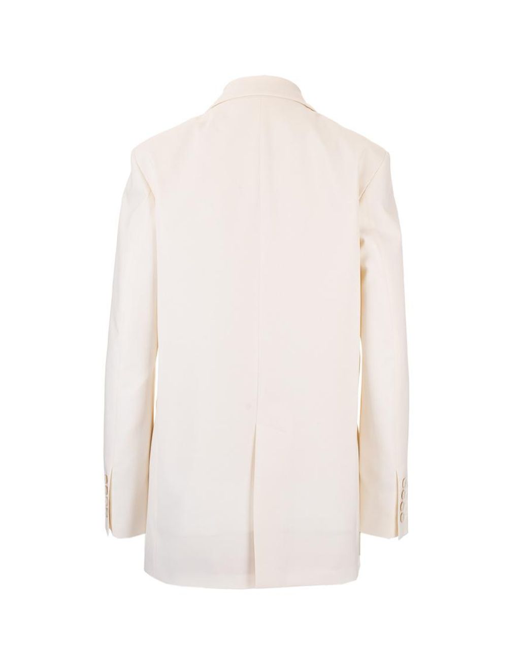 Valentino White Double-Breasted Blazer Jacket