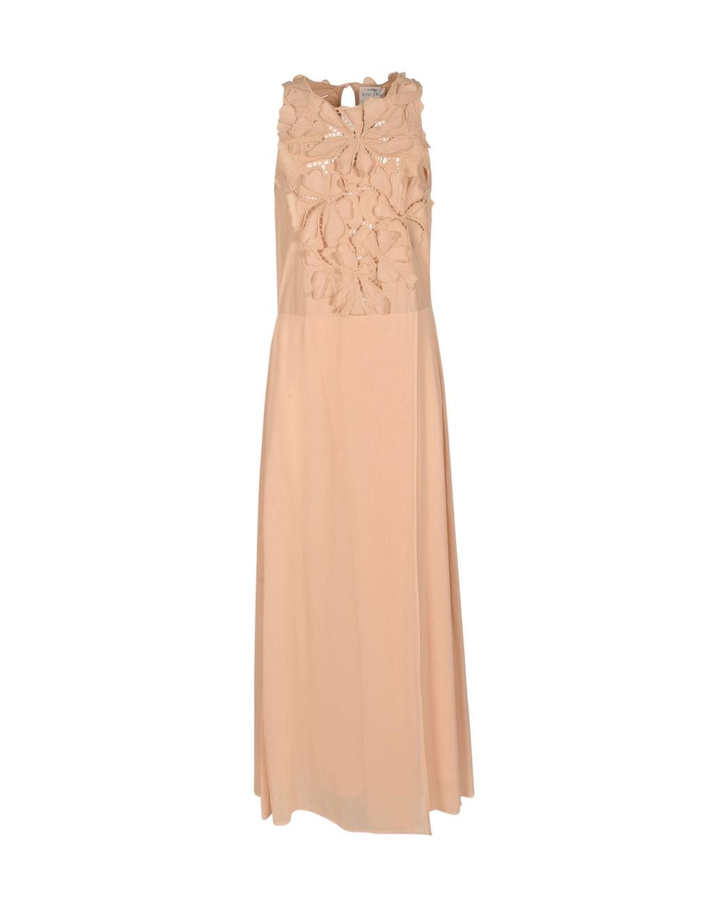 Forte_forte White Floral Appliqué Maxi Dress