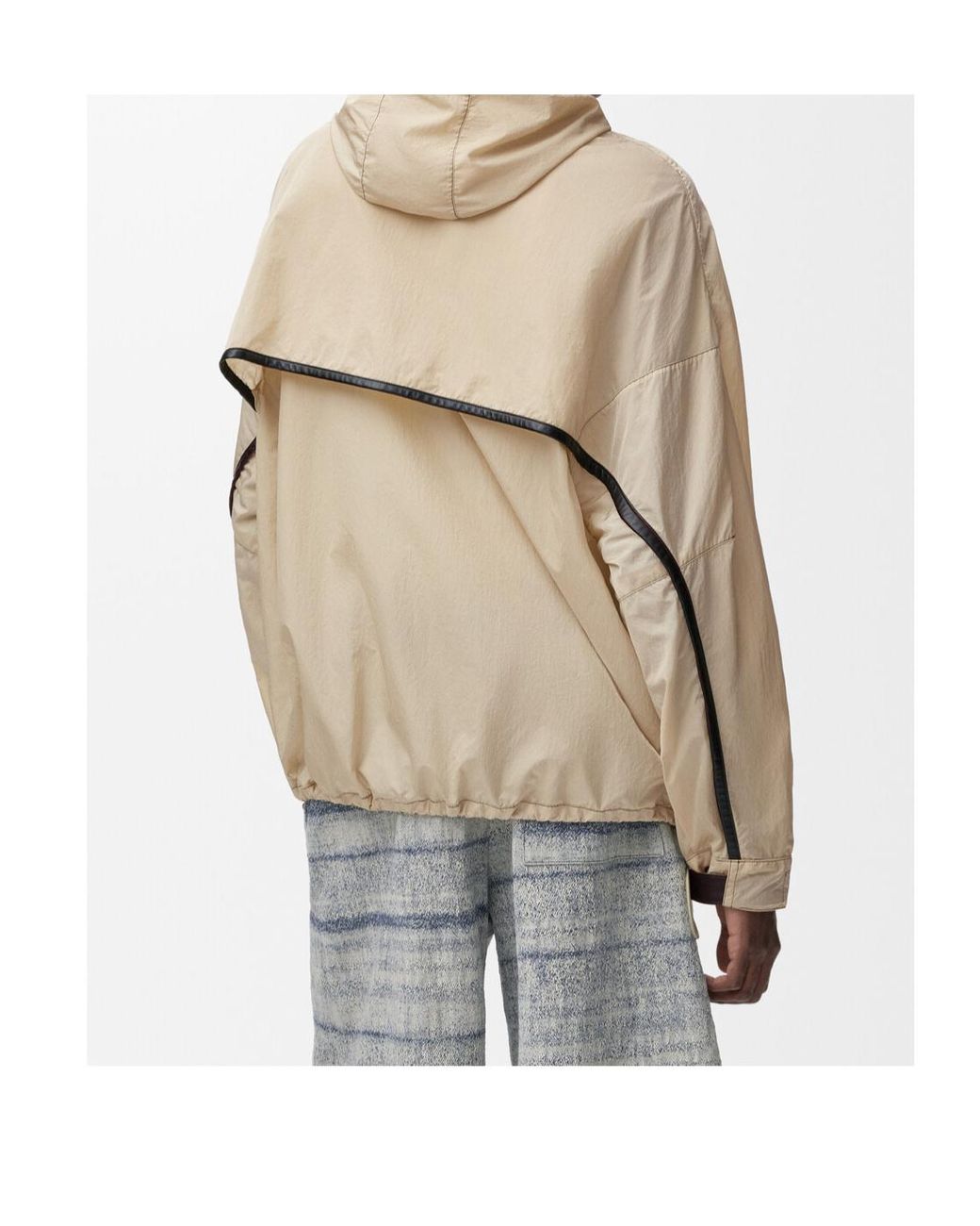 Loewe Natural Technical-Shell Zip-Up Hooded Jacket for men