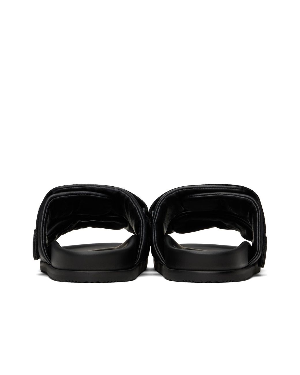 Moncler Black Mon Summer Slides for men