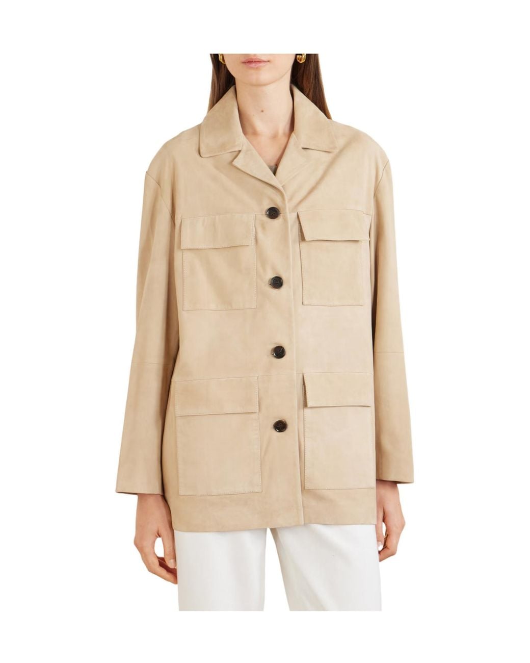 Arma Natural Suede Jacket