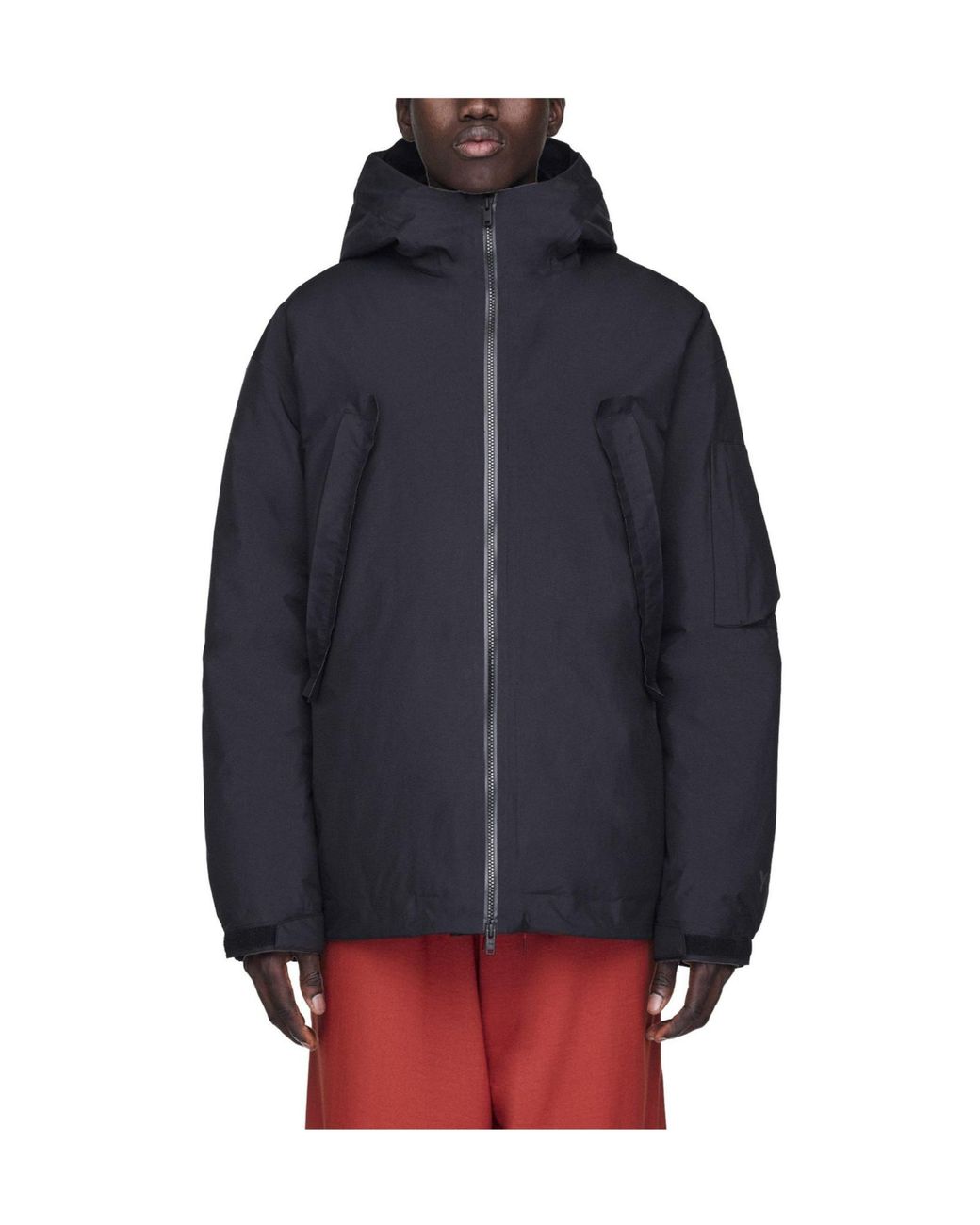 Y-3 Blue Solid Color Casual Jacket for men