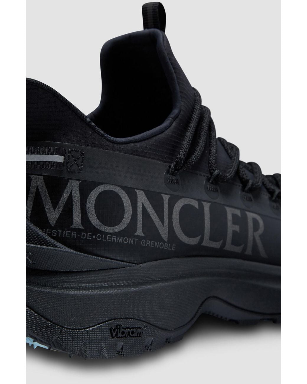 Moncler Black Trailgrip Lite 2 Lace-Up Trainers for men