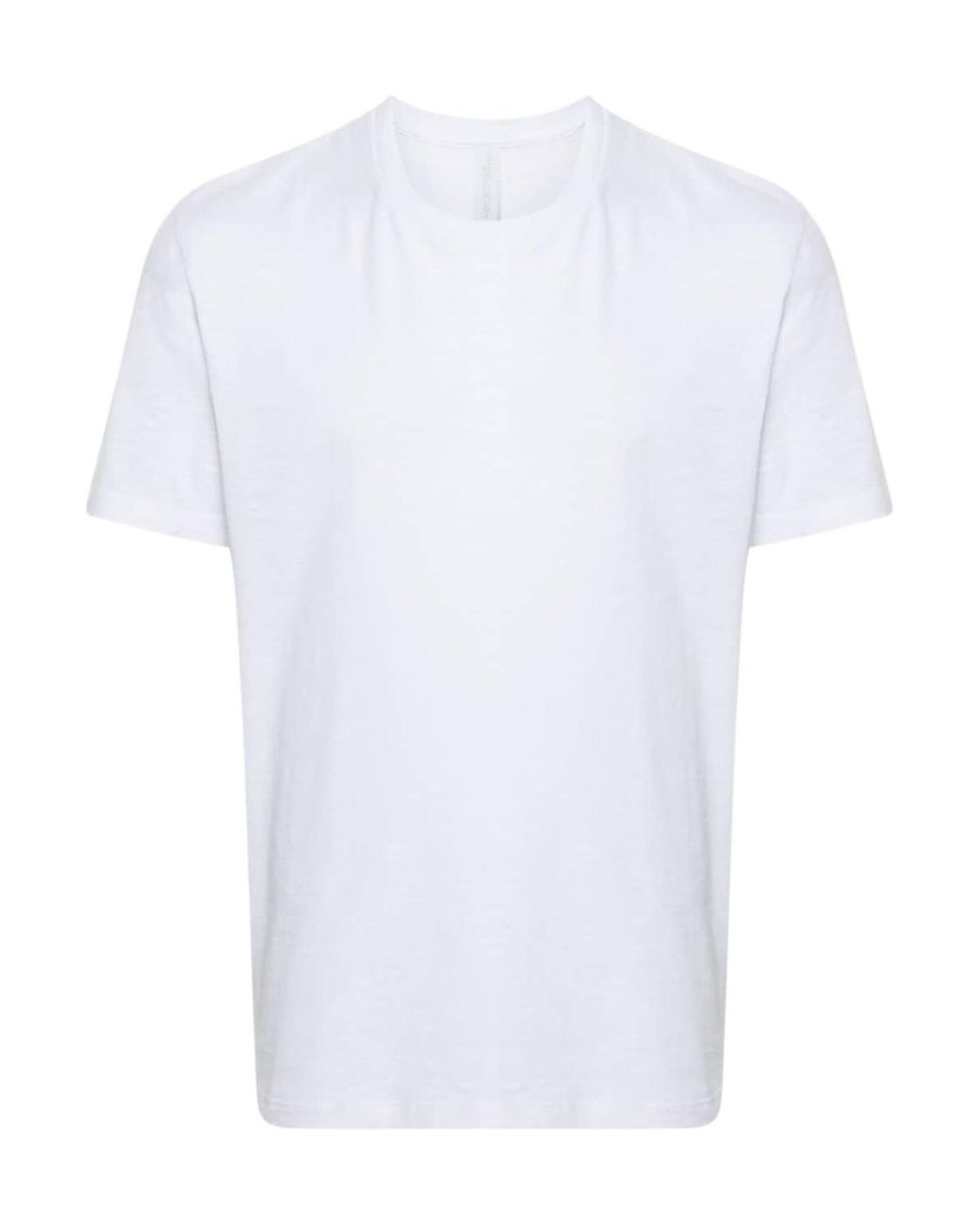 Neil Barrett White Slub-Texture Cotton T-Shirt for men
