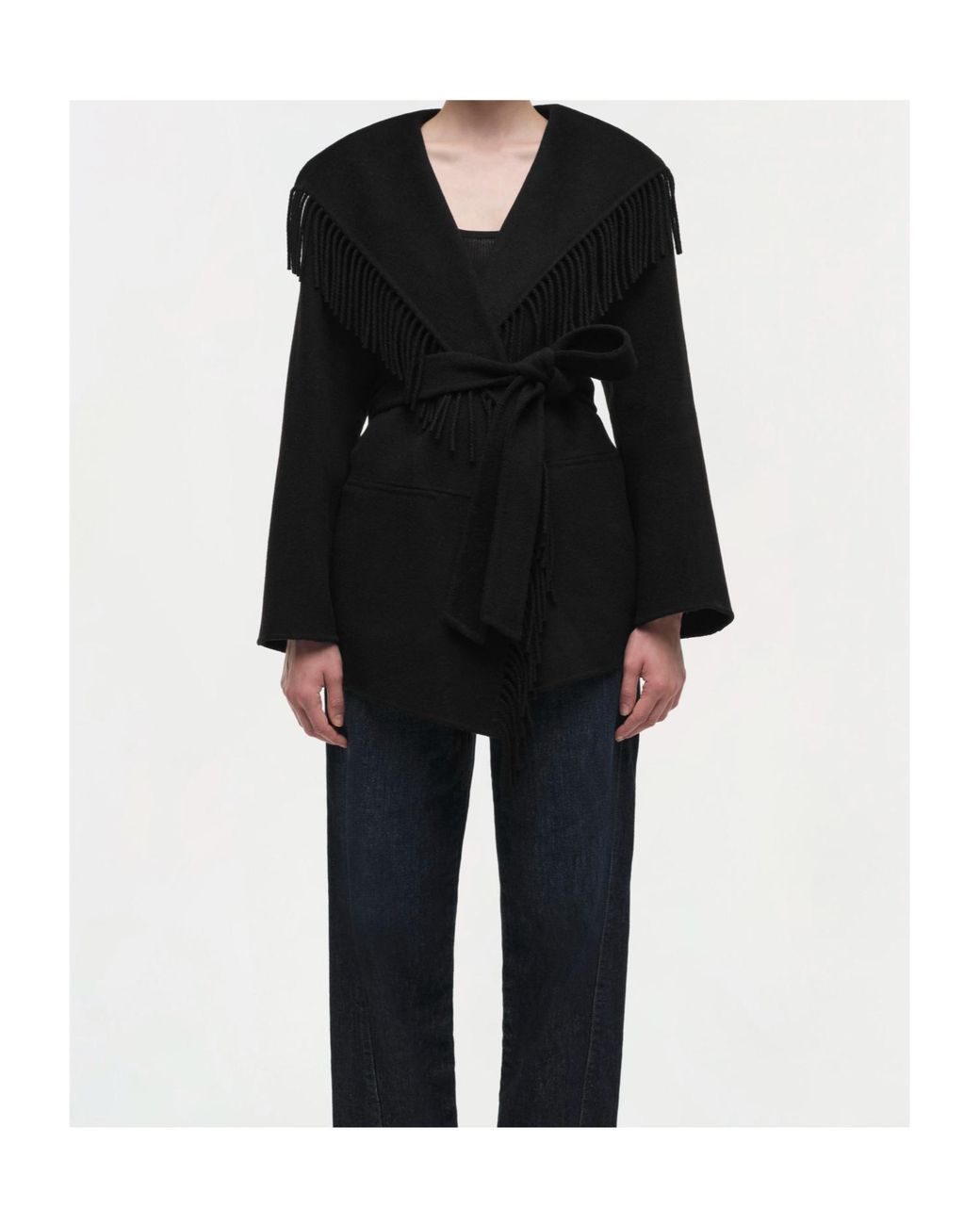 Jonathan Simkhai Black Rowen Jacket