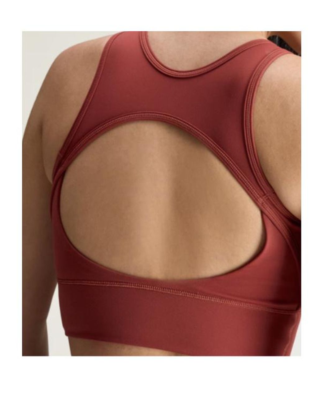 Adidas By Stella McCartney Red Training Crop Top