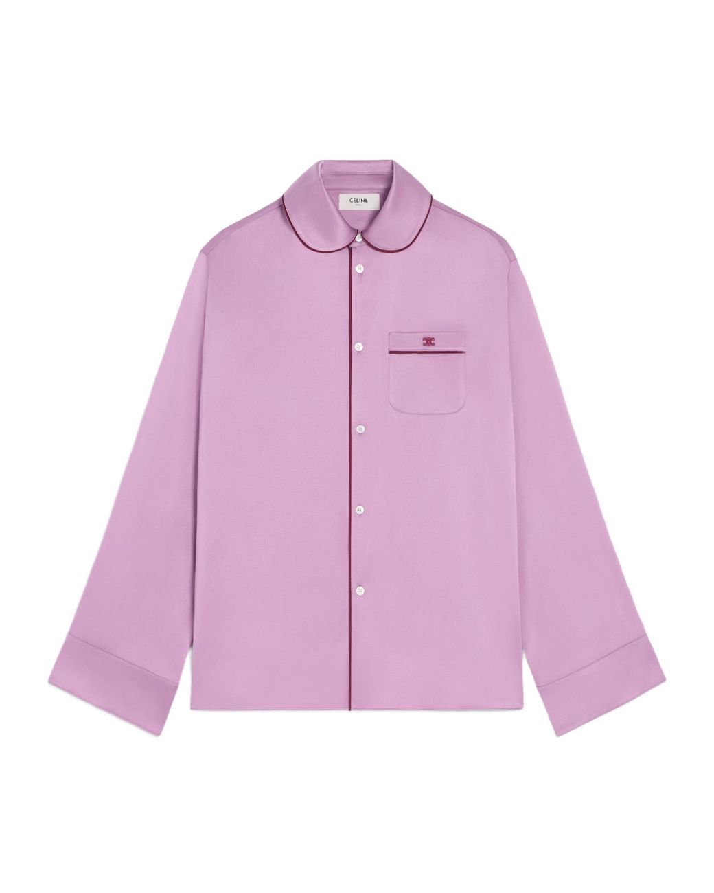 Céline Purple Pyjama Shirt