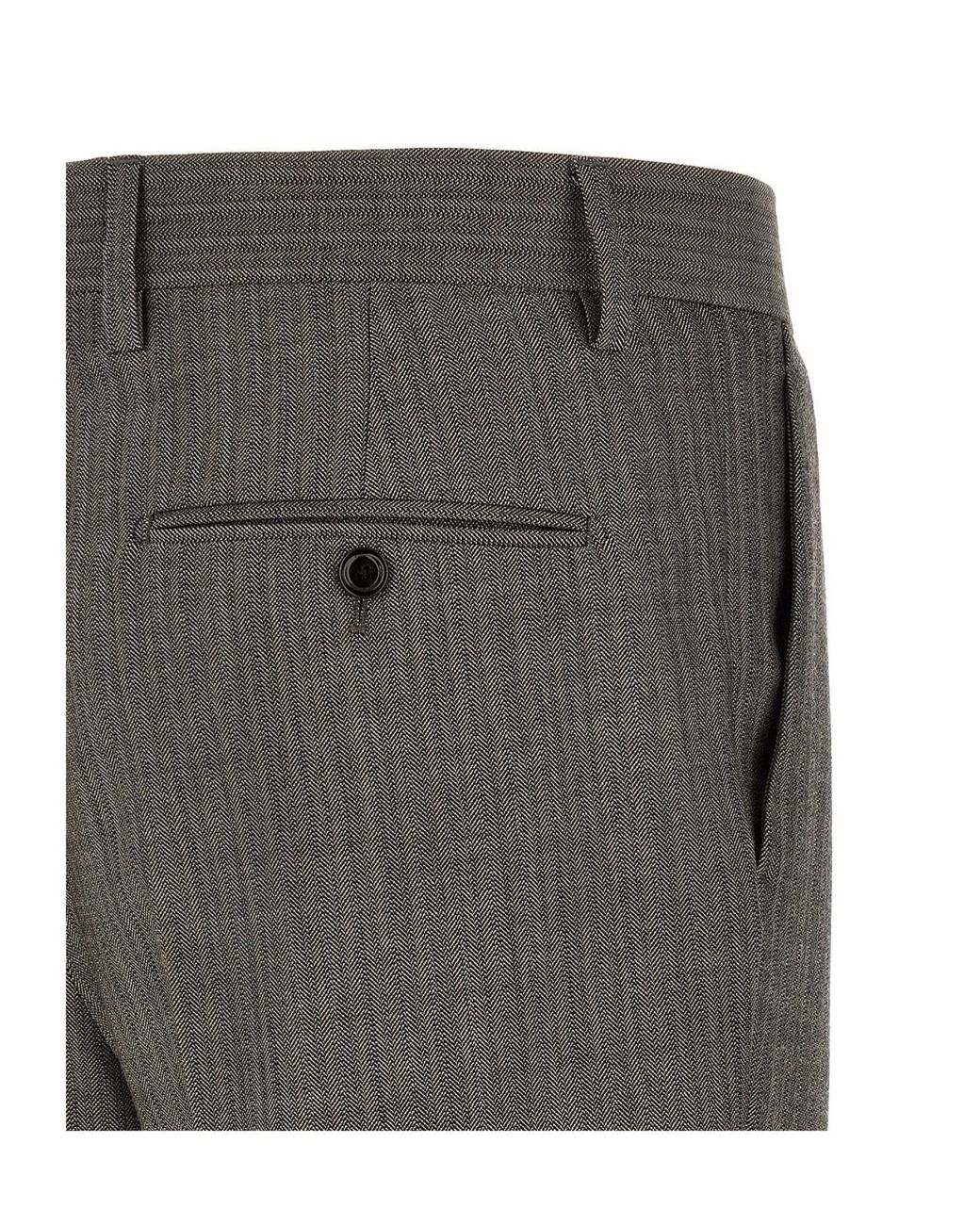 Lardini Gray Feeling Double-Breasted Suit for men