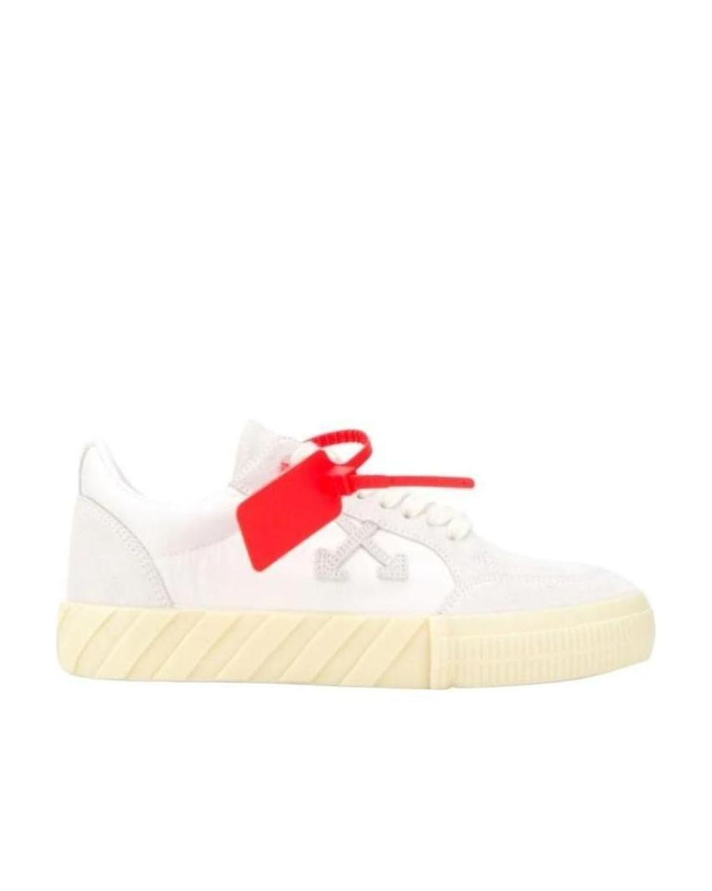 Off-White c/o Virgil Abloh Pink Vulcanized Low-Top Sneakers for men