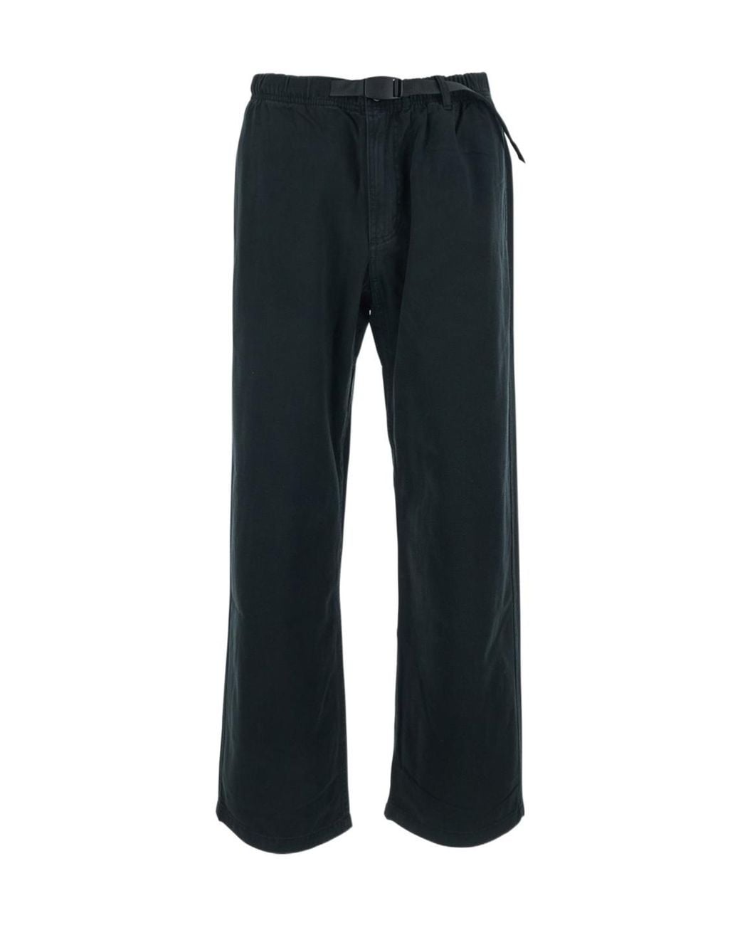 Gramicci Black Elasticated Belted Pants for men