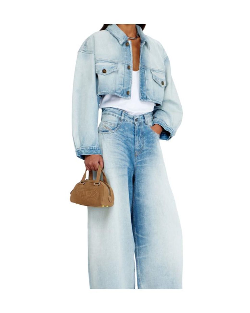 DIESEL Brown Tote Bags