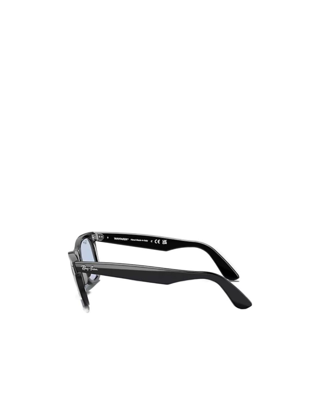 Ray-Ban White Wayfarer-Frame Sunglasses for men