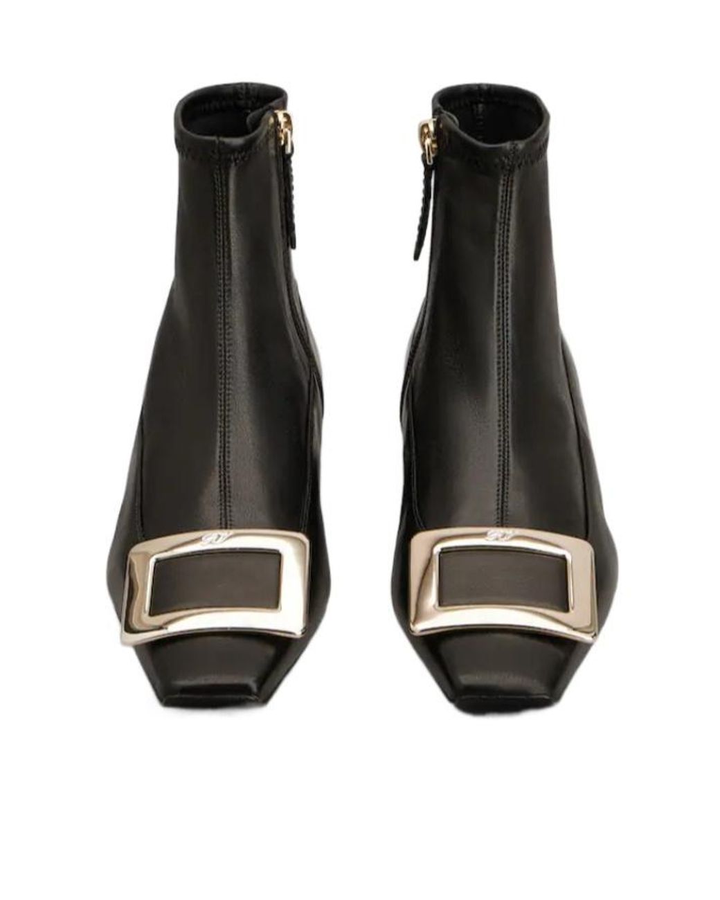 Roger Vivier Black Belle Vivier Booties
