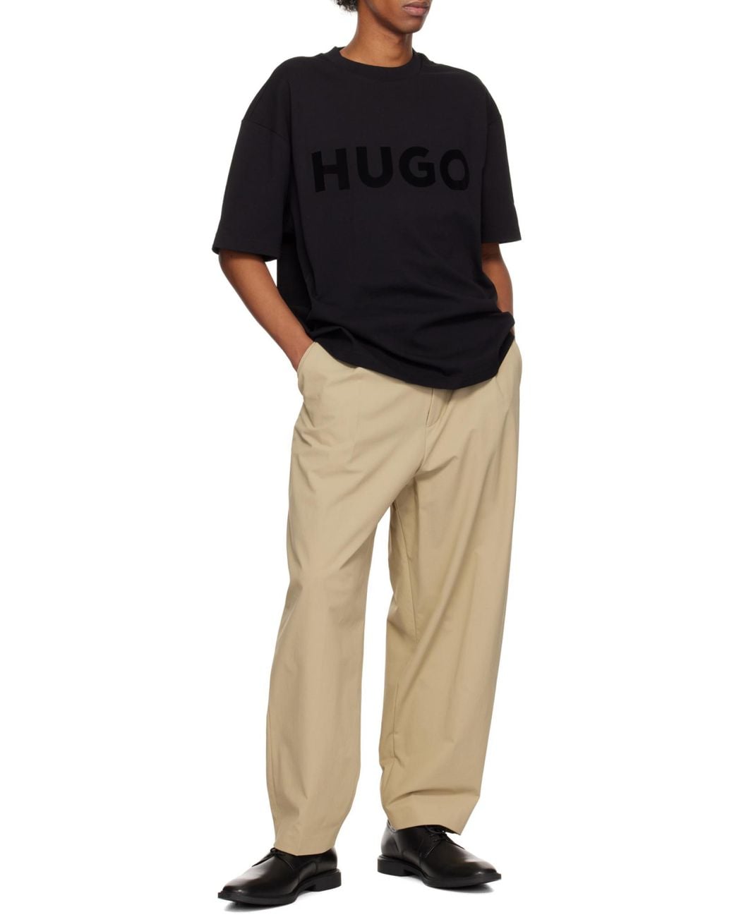 Boss Black Hugo Oversized Crewneck T-Shirt for men