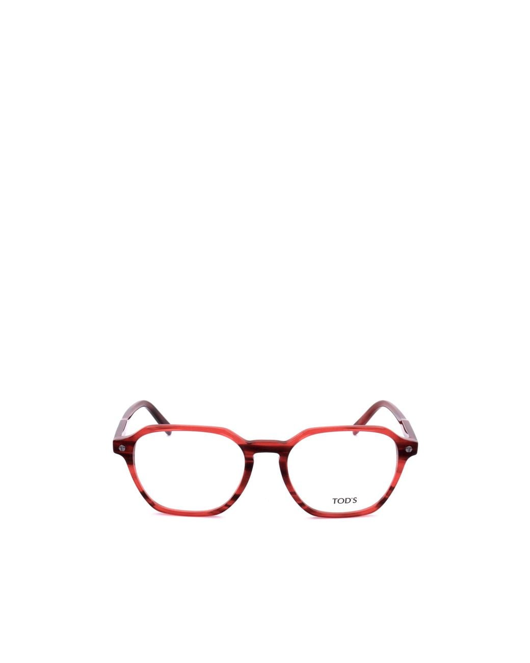 Tod's Red Square Frame Flat Mirror for men