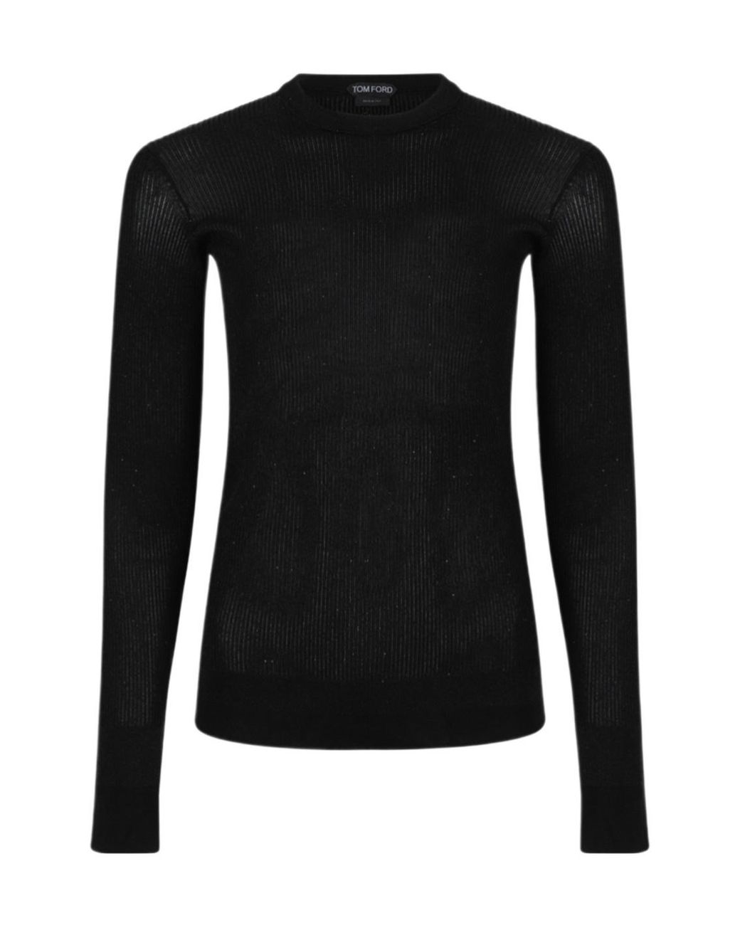 Tom Ford Black Long Sleeve Crewneck Jumper