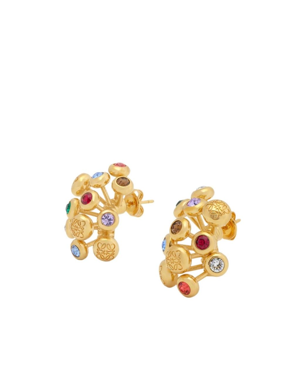 Loewe Metallic Push Pin Earrings