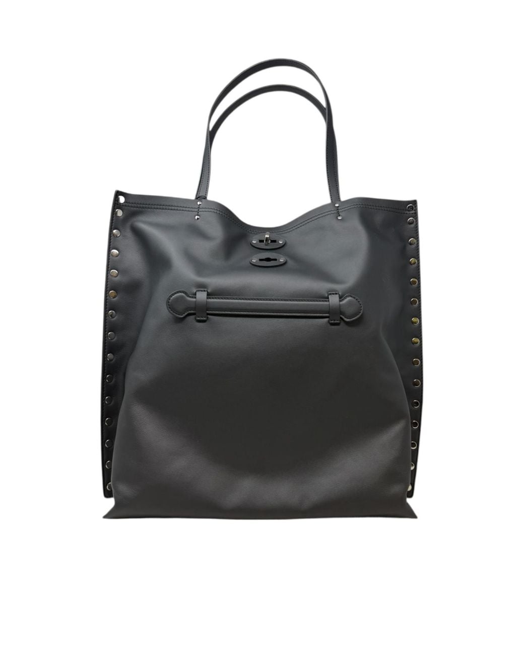 Zanellato Black Logo Handbag