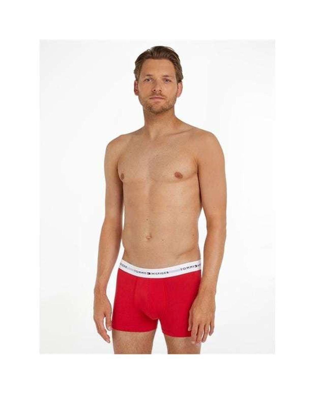 Tommy Hilfiger Red Logo Boxers for men