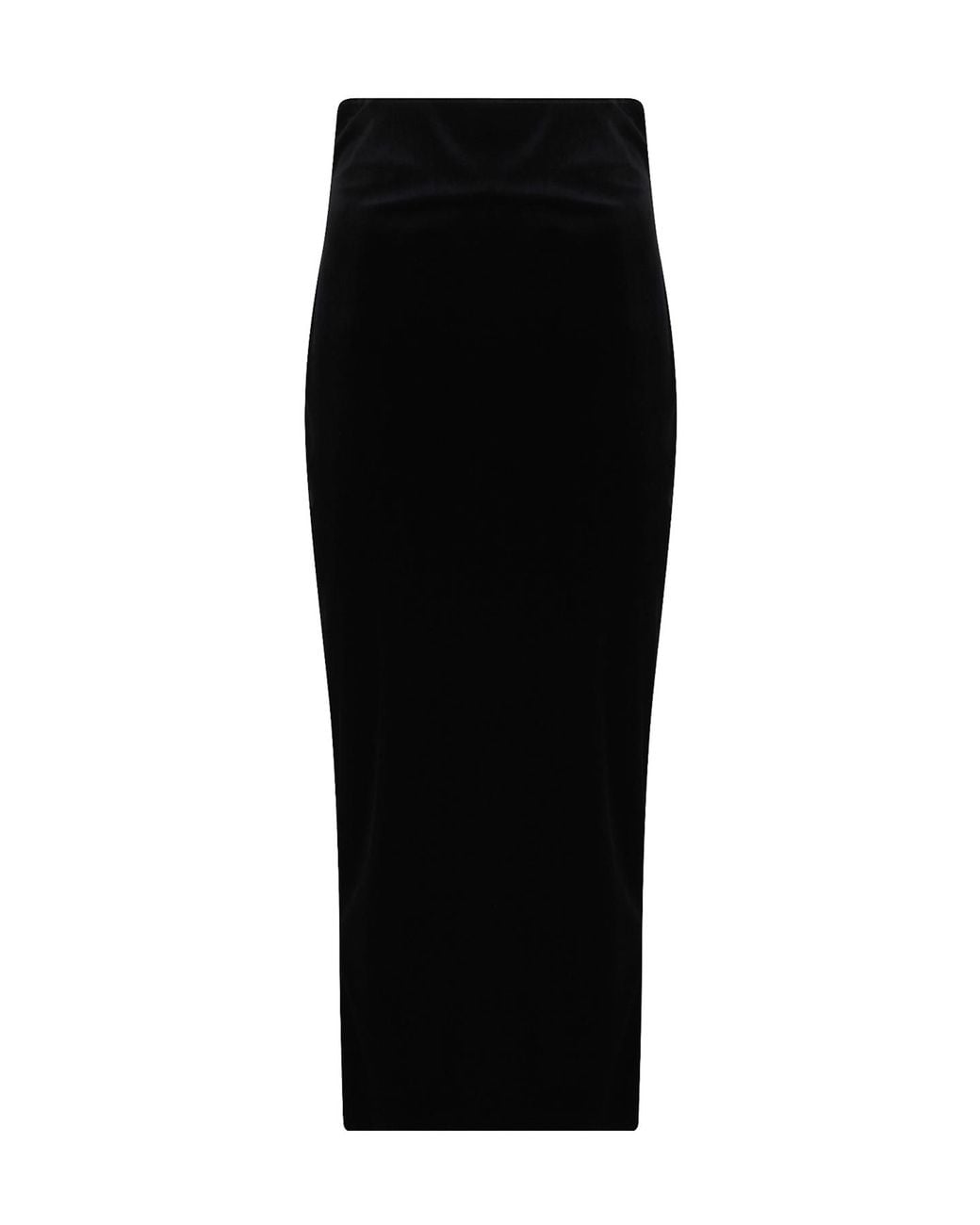 Alberta Ferretti Black Drapey Skirt